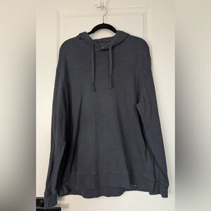 Men’s Faherty Sunwashed Organic Cotton Hoodie Blue Nights Size XL